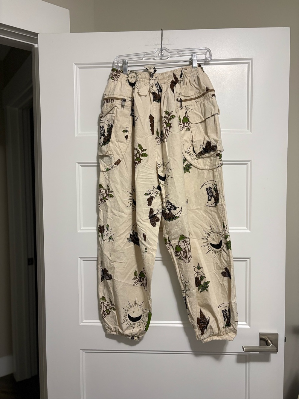 Wholesale Whimsy Goth Inspired Boho Hippie Unisex Baggy Pants L/Xl - Picture 2 of 16